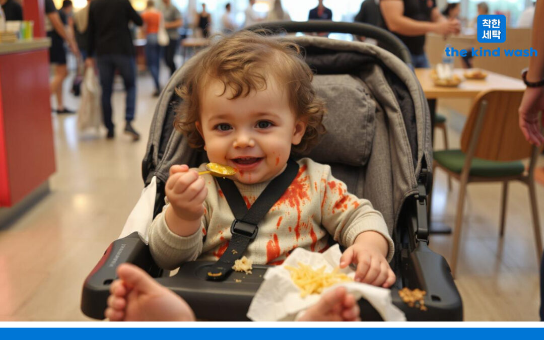 Food Court Adventures: Dealing with Local Food Stains on Strollers